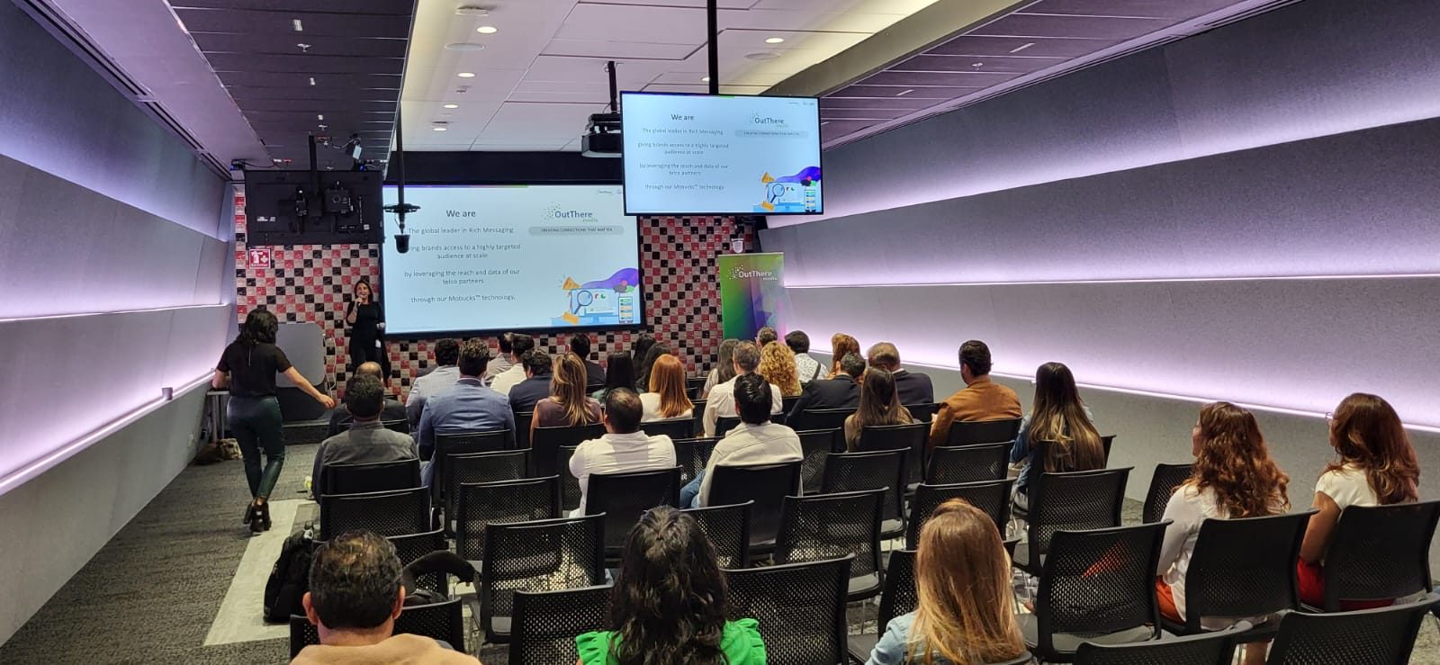The audience at the Rich Messaging launch in Mexico City