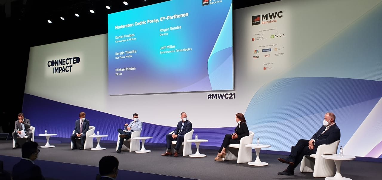 Kerstin Trikalitis on the MWC21 keynote panel