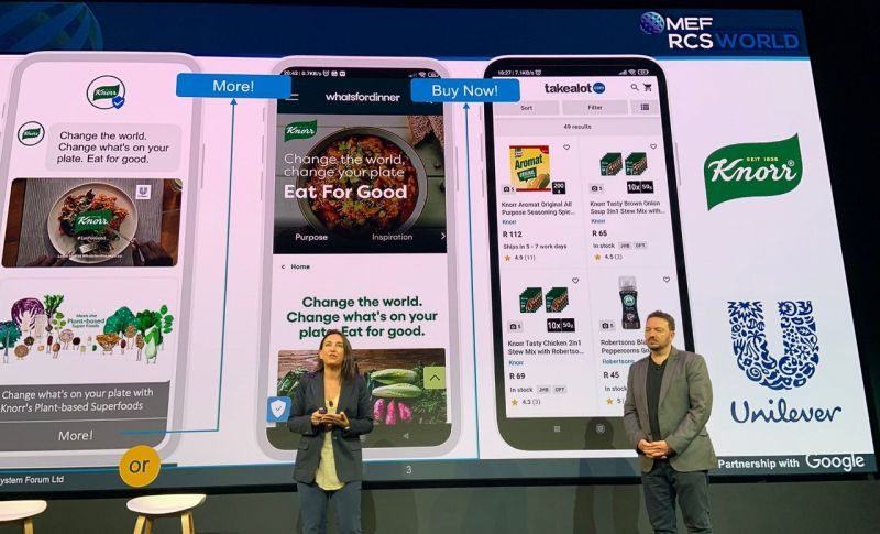 Unilever's RCS campaigns on stage at RCS World